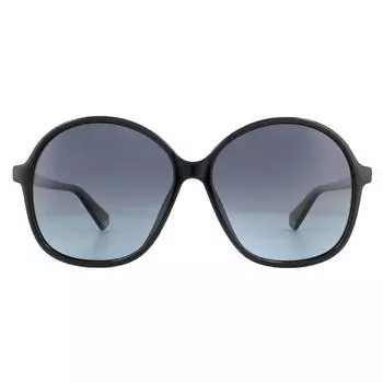 Модные черные серые поляризованные солнцезащитные очки с градиентом Polaroid, черный