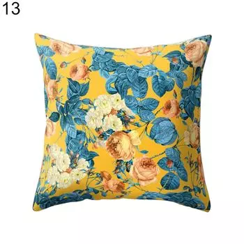 Модные цветочные зеленые листья, наволочка, подушка, чемодан, автомобиль, домашняя кровать, диван, декор, декор-13 # Stuttg