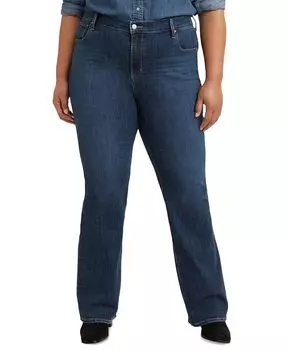 Модные джинсы большого размера 725 с высокой посадкой bootcut Levi's, мульти