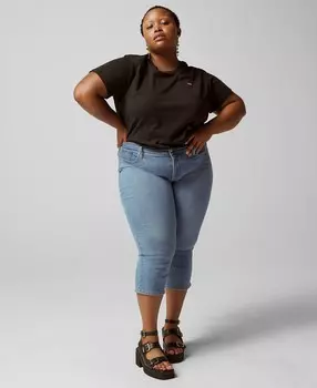 Модные джинсы-капри скинни размера 311 большого размера Levi's