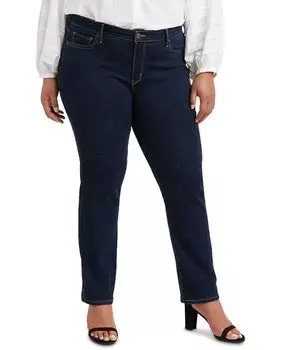 Модные классические прямые джинсы больших размеров Levi's, мульти