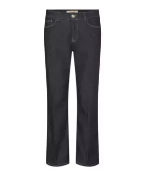 Модные короткие расклешенные брюки с завышенной талией Mos Mosh, синий