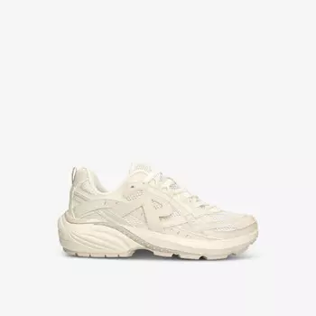 Модные кроссовки для бега из сетки и кожи с низким верхом Represent, бежевый