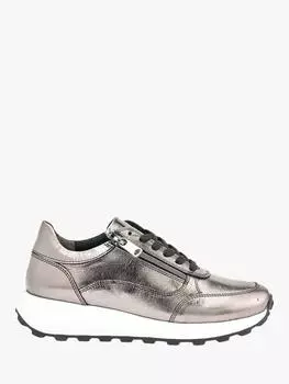 Модные кроссовки из кожи bertina Jones Bootmaker, цвет Pewter