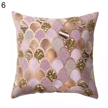 Модные ракушки, рыбья чешуя, наволочка для домашнего декора, мягкие чехлы для подушек 18 дюймов-6 # Stuttg