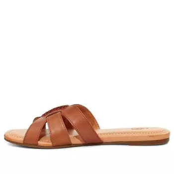 Модные сандалии teague коричневые тапочки Ugg, коричневый