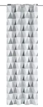 Модные шторы с кирконами 145х250 НА ЛЕНТЕ красные Sonstige, серый