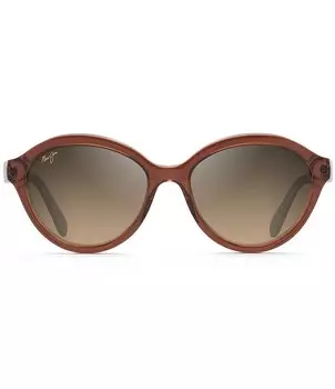 Модные солнцезащитные очки Maui Jim Mariana PolarizedPlus2 55 мм, коричневый