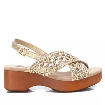 Модные женские босоножки на платформе Xti, золотой
