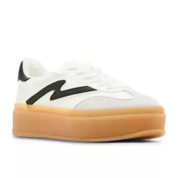 Модные женские кроссовки на платформе Mightty Madden Girl, цвет white black