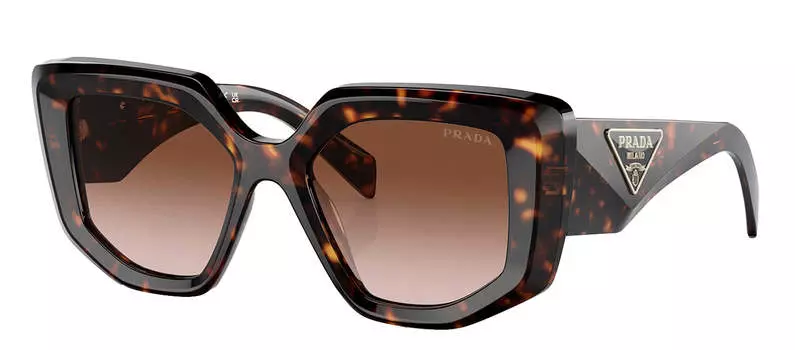 Модные женские солнцезащитные очки Prada PR 14ZS 2AU6S1 50 мм, цвет Tortoise