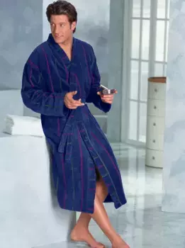 Модный халат Wewo Wewo Fashion, синий