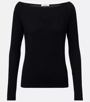 Модный комфортный топ с открытыми плечами Dorothee Schumacher, Pure Black
