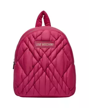 Модный рюкзак цвета фуксии Moschino, розовый
