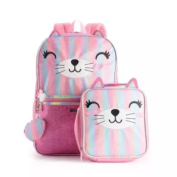 Модный рюкзак Shiny Kitty из 2 предметов