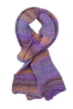 Модный шарф COLLEZIONE ALESSANDRO "Liah", производство Италия, фиолетовый
