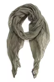 Модный шарф COLLEZIONE ALESSANDRO "Unitoo", производство Италия, оливковый