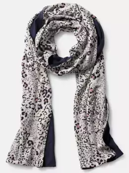 Модный шарф Heine, цвет Elfenbein-Altrosa-Bedruckt