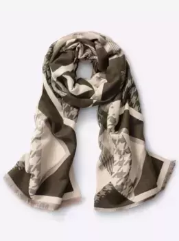 Модный шарф Heine, хаки