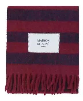 Модный шарф Maison Kitsun, красный