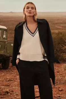 Модный тренчкот Maggie Forever New, синий