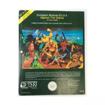 Модуль Against the Giants (2nd Printing), Advanced Dungeons & Dragons (1st Edition) - Modules & Adventures - D, G & Q Series