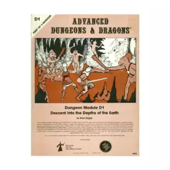 Модуль Descent into the Depths of the Earth (2nd Printing), Advanced Dungeons & Dragons (1st Edition) - Modules & Adventures - D, G & Q Series