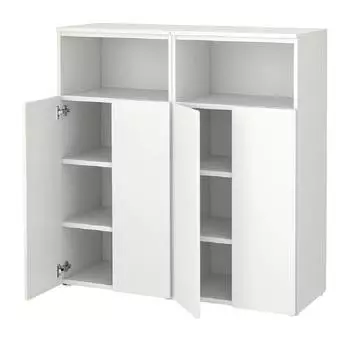 Модуль для хранения Ikea Smastad/Platsa 120Х42Х123 см, белый
