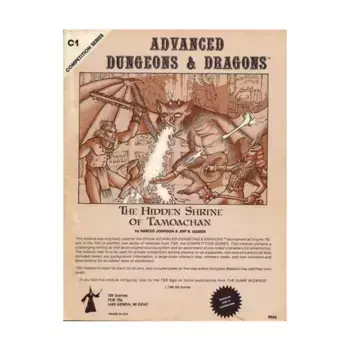 Модуль Hidden Shrine of Tamoachan (3rd Printings), Advanced Dungeons & Dragons (1st Edition) - Modules & Adventures - C Series