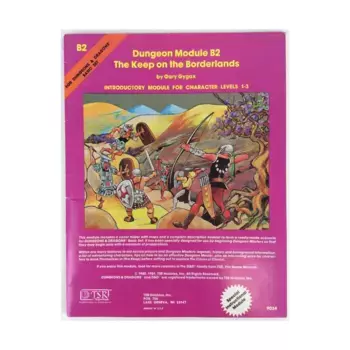 Модуль Keep on the Borderlands (4th Printing), Basic Dungeons & Dragons (Original Edition) - Modules & Adventures - B Series