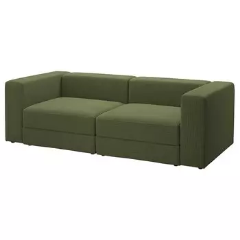 Модульный диван JTTEBO 3, Самсала темно-желто-зеленый IKEA