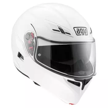 Модульный шлем AGV Compact ST Solid PLK, белый