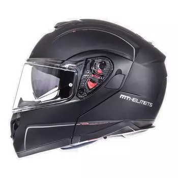 Модульный шлем MT Helmets Atom SV Solid, черный