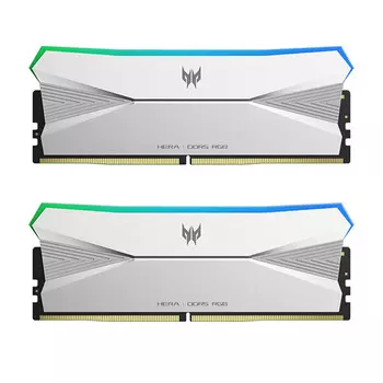 Модуль памяти Acer Predator Hera, 32 ГБ (16 х 2 ГБ), DDR5, CL34, 7200 МГц, BL.9BWWR.491, белый