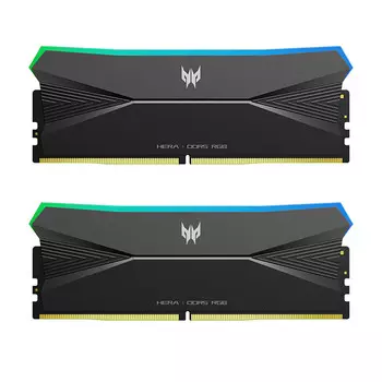 Модуль памяти Acer Predator Hera, 48 ГБ (24 х 2 ГБ), DDR5, CL40, 8200 МГц, BL.9BWWR.599, черный