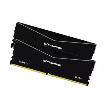 Модуль памяти Acer Predator Pallas II, 32 ГБ DDR5 (2 x 16ГБ), 6000 МГц, BL.9BWWR.433, черный