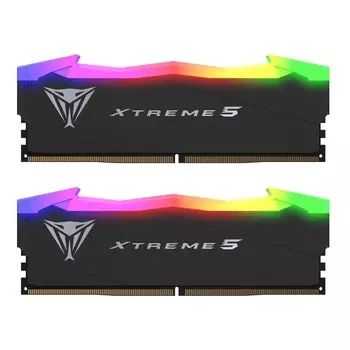 Модуль памяти Patriot Viper Xtreme 5 RGB 48 Гб (2x24 Гб), 8000 МГц, DDR5, PVXR548G80C38K, черный