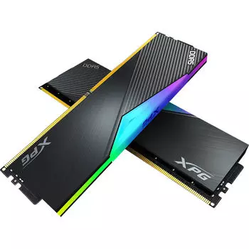 Модуль памяти Adata XPG Lancer RGB, 32Гб (2x16Гб), CL38, 5200 MHz, DDR5, AX5U5200C3816G-DCLARBK, черный