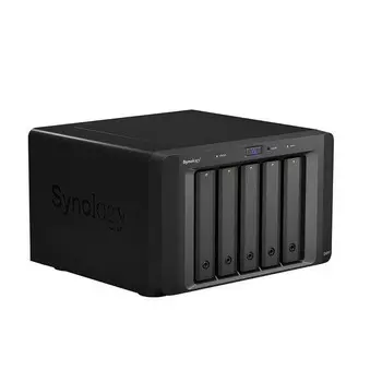 Модуль расширения для сетевого хранилища Synology 60Тб DX517 с 5 дисками (5x12Тб), черный