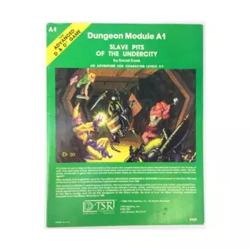 Модуль Slave Pits of the Undercity (3rd Printing, Face Logo), Advanced Dungeons & Dragons (1st Edition) - Modules & Adventures - A Series