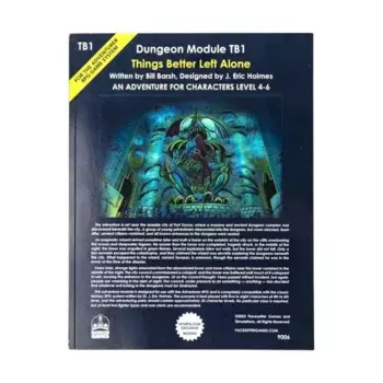 Модуль Things Better Left Alone (NXTRPG Con Exclusive), First Edition/OSRIC & Wee Warriors Editions