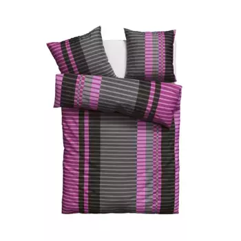 Мое домашнее постельное белье "PHILINE", с современными полосками, постельное белье из хлопка, по размеру. 135х200см My Home, цвет beere