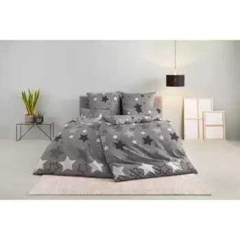 Мое домашнее постельное белье» в размере Мечтатель. 135x200 или 155x220 см, идеально подходит для Рождества", флис уютный и теплый зимой, рождественское постельное белье, зима My Home, серый