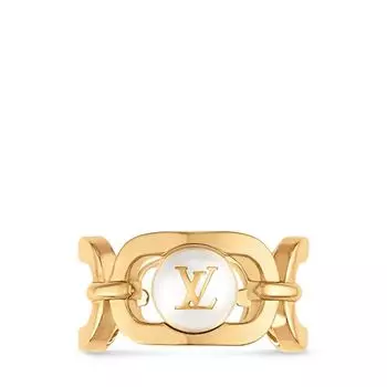 Мое кольцо LV Chain Pearls Louis Vuitton, золотой