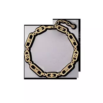 Мое LV Цепное Ожерелье Louis Vuitton, золотой