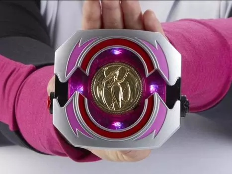 Могучий Морфин Могучие Рейнджеры Коллекция Молний Розовый Рейнджер Могучий Морфер в масштабе 1/1 Эксклюзивная копия Hasbro