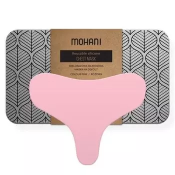 Mohani Многоразовая силиконовая маска для декольте, розовая Unbranded