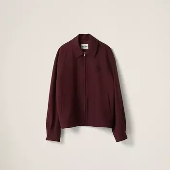 Мохеровая куртка Miu Miu, красный