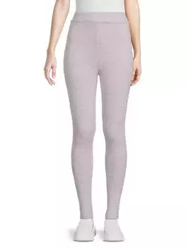 Мохнатые вязаные леггинсы RD style Light grey