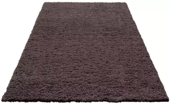 Мохнатый ковер для дома "Viva", прямоугольный, однотонный, монохромный, особенно мягкий и приятный Home affaire 160х230 см, темно-серый